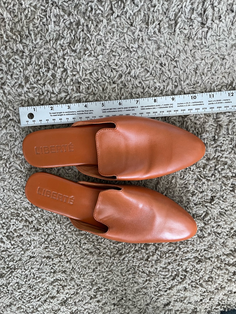 Liberte The Modern Mule in Cognac Tan Brown Leather size 8 - Picture 12 of 12